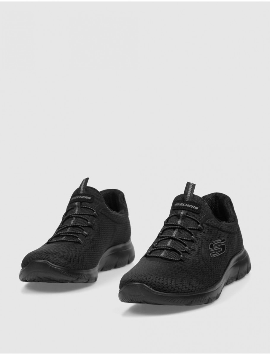 ZAPATILLA SKECHERS SUMMITS SUMMER BLUSH NEGRO