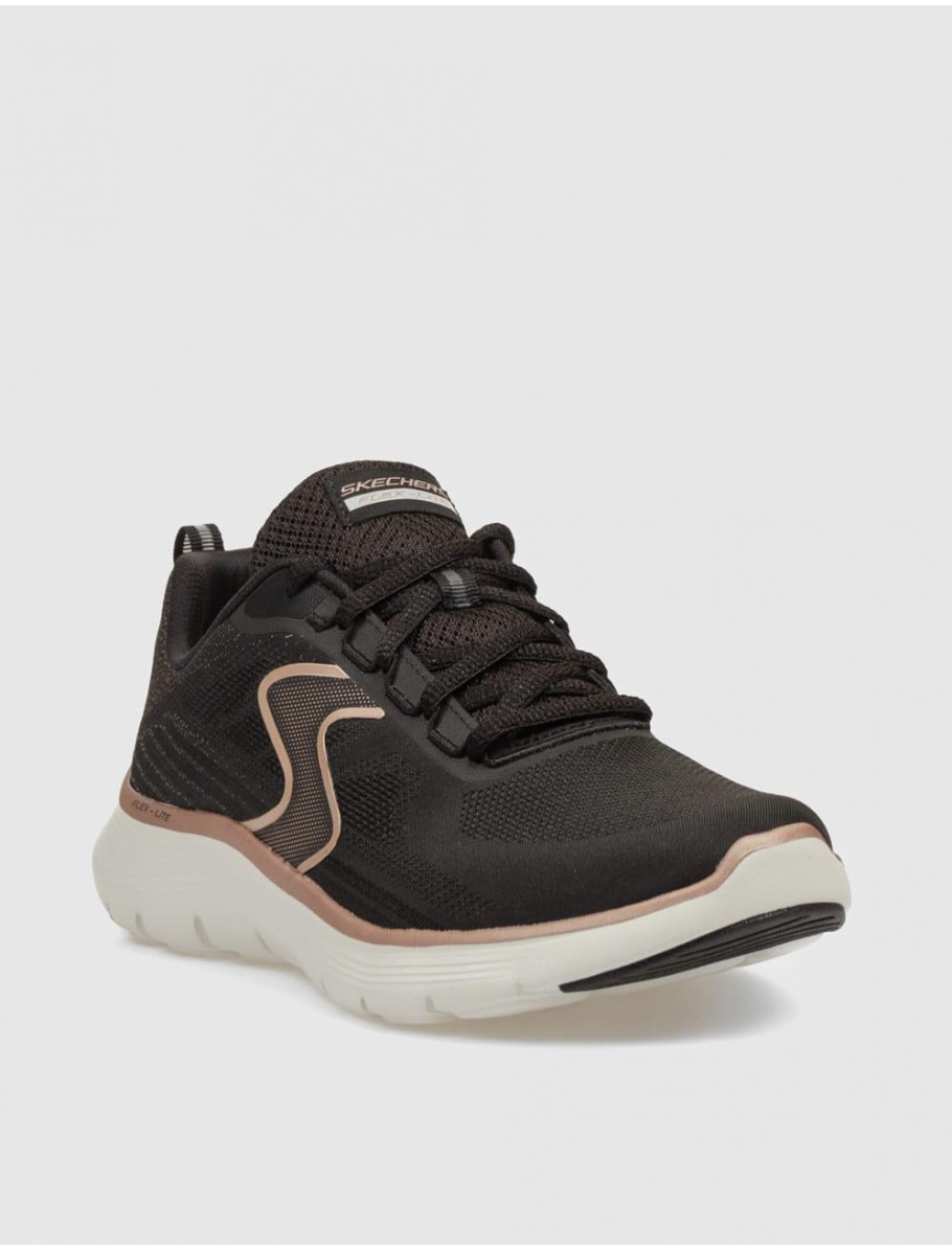 ZAPATILLA SKECHERS FLEX APPEAL 50 NEGRO