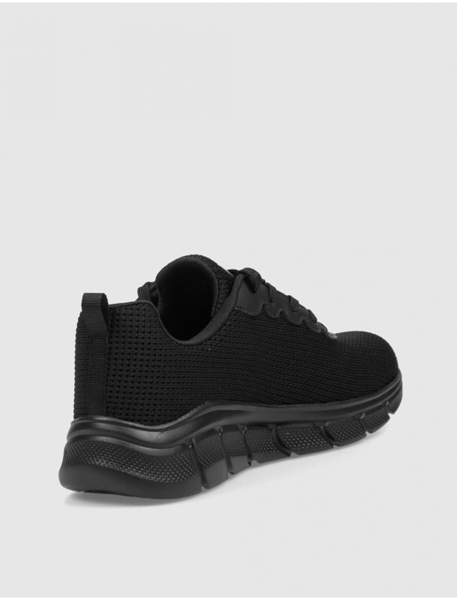 ZAPATILLA SKECHERS BOBS SPORT B FLEX NEGRO