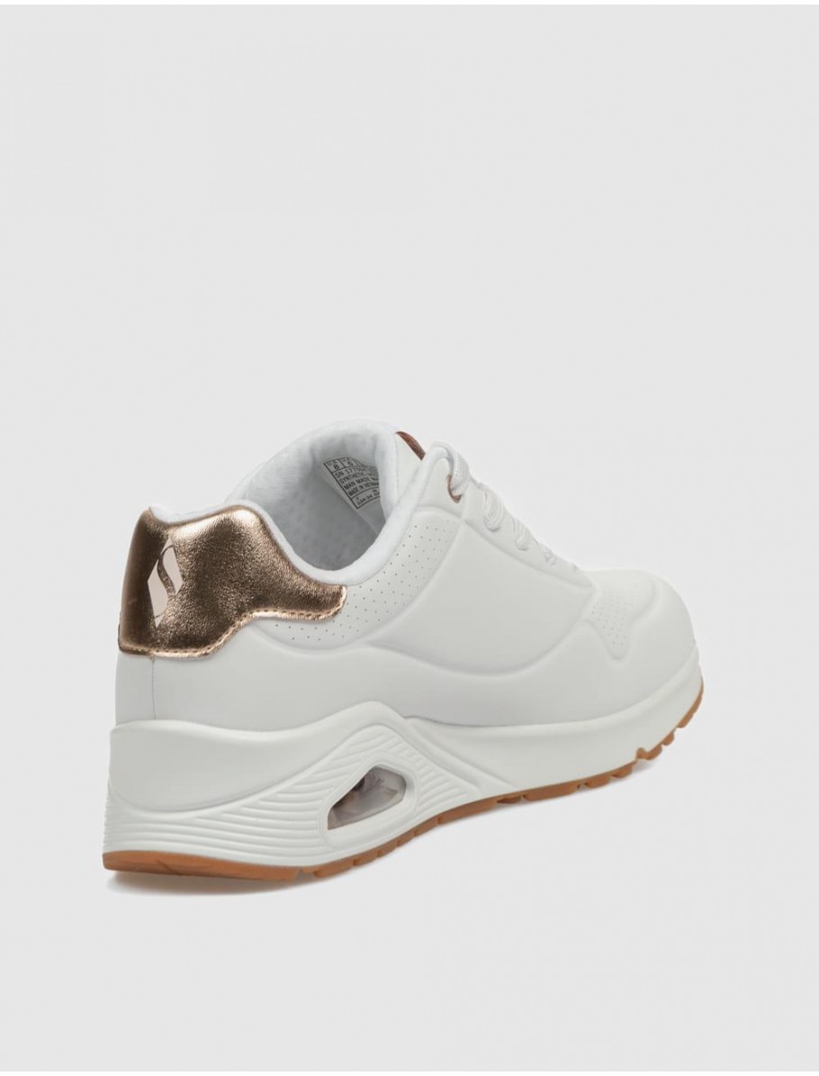 ZAPATILLA SKECHERS UNO GOLDEN AIR BLANCO