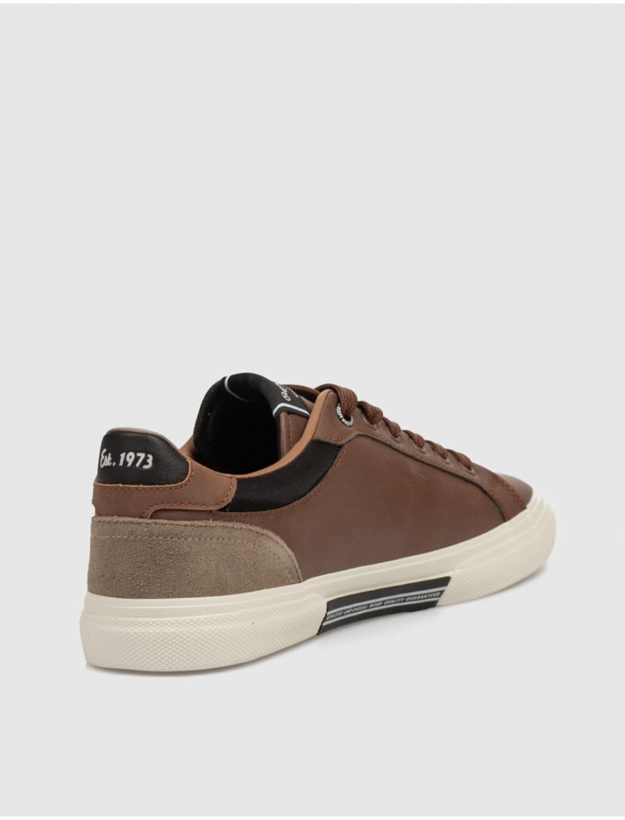 ZAPATILLA PEPE JEANS KENTON COURT CUERO