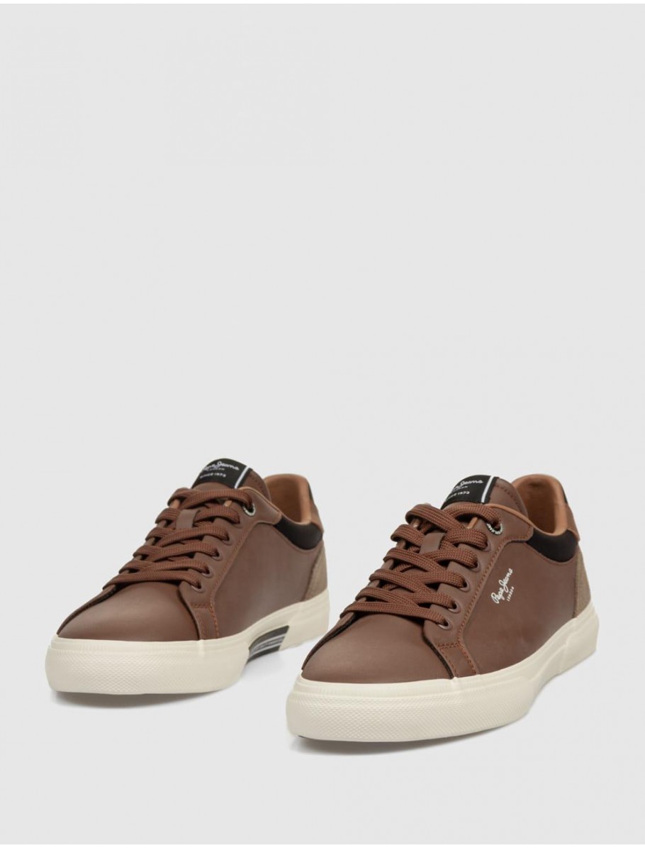 ZAPATILLA PEPE JEANS KENTON COURT CUERO