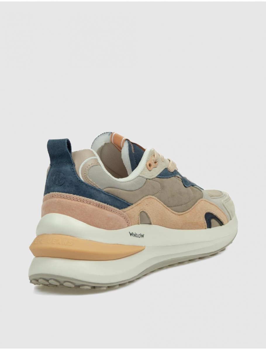 ZAPATILLA PEPE JEANS WINSLOW SERIE BEIG