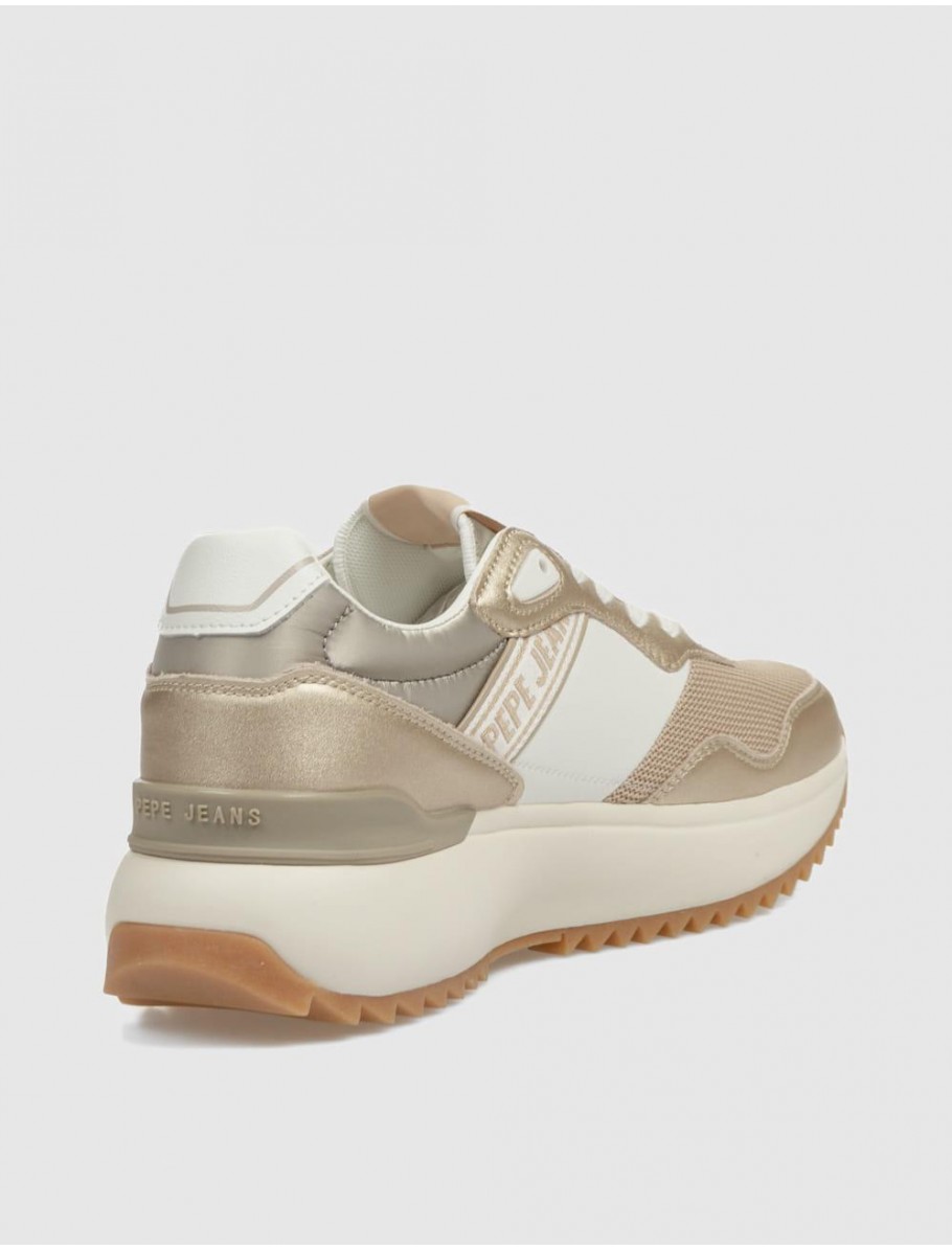 ZAPATILLA PEPE JEANS KIMI MESH ORO