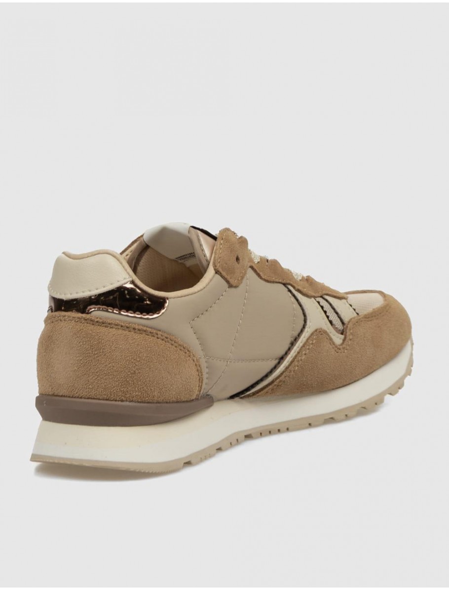ZAPATILLA PEPE JEANS BRIT MIRROR TAUPE