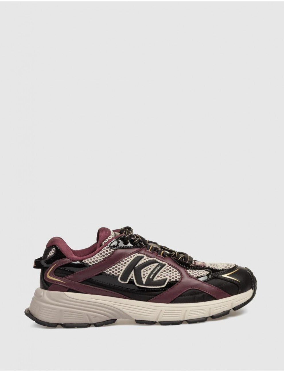ZAPATILLA KARL LAGERFED ORION SIDETRIM MIX II NEGRO