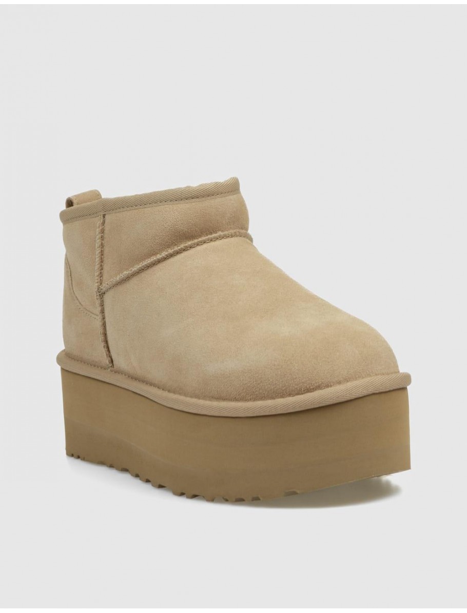 BOTiN UGG CLASSIC ULTRA MINI PLATFORM BEIG