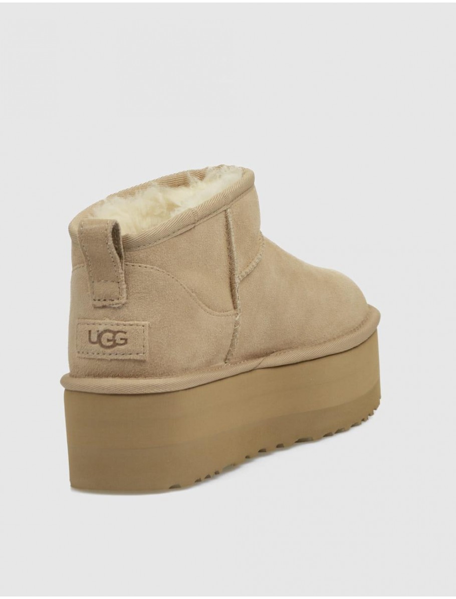 BOTiN UGG CLASSIC ULTRA MINI PLATFORM BEIG