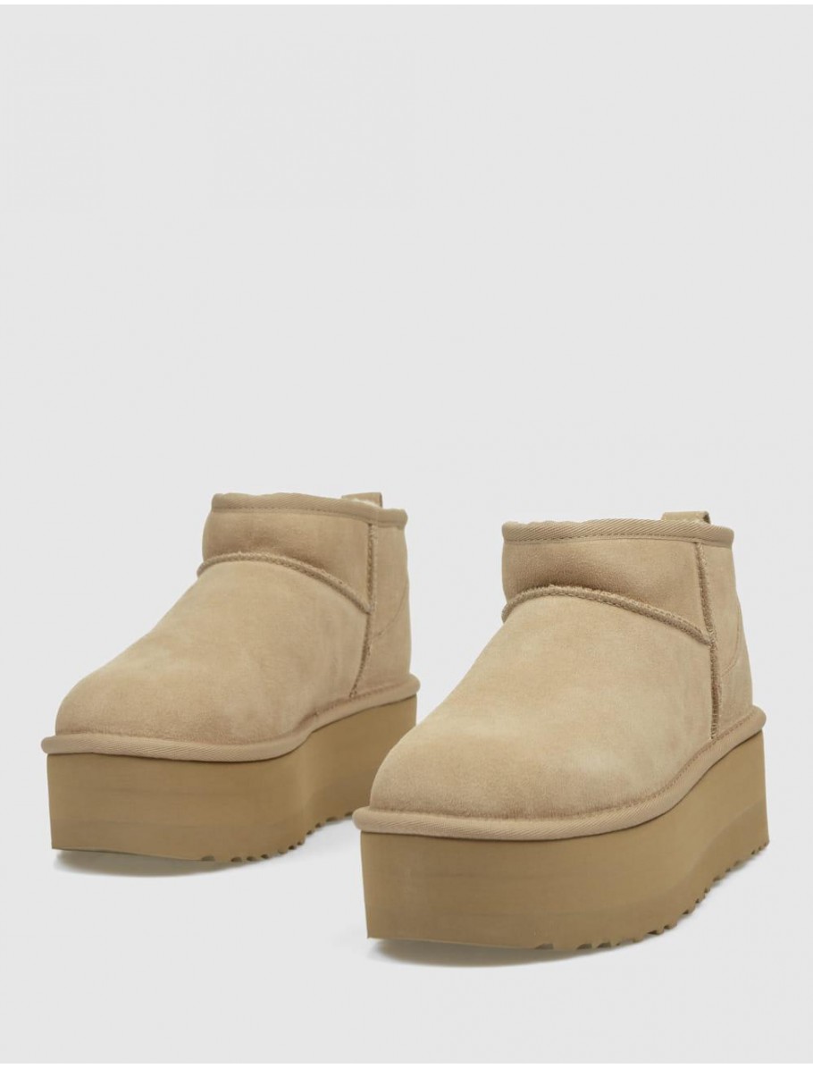 BOTiN UGG CLASSIC ULTRA MINI PLATFORM BEIG
