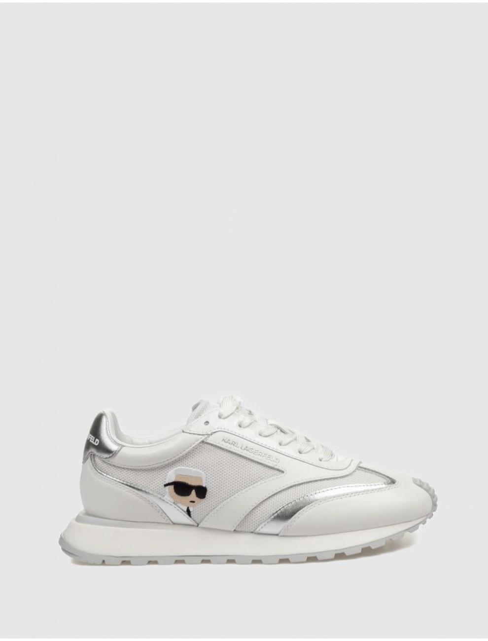 ZAPATILLA KARL LAGERFED KAIRO NFT PEEP LO LACE PLATA