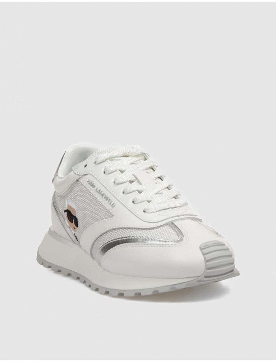ZAPATILLA KARL LAGERFED KAIRO NFT PEEP LO LACE PLATA