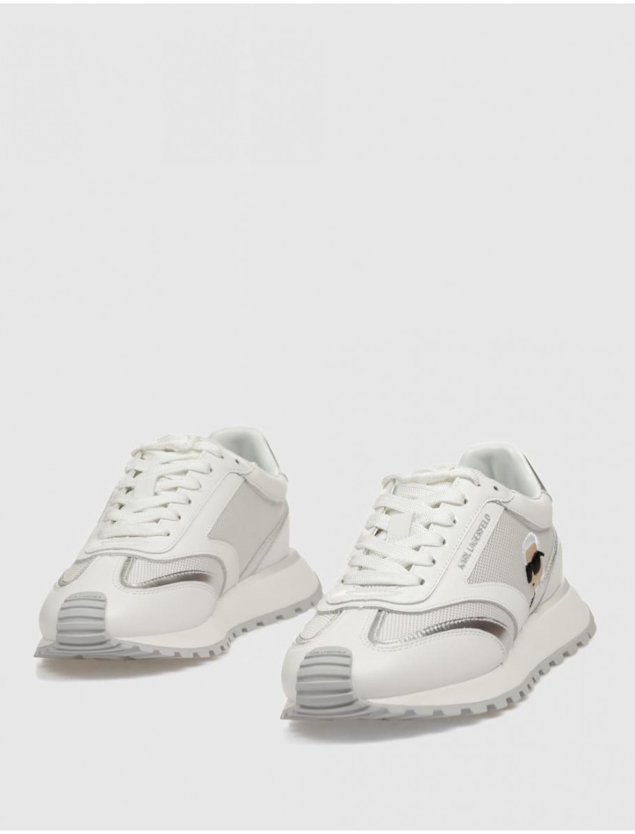 ZAPATILLA KARL LAGERFED KAIRO NFT PEEP LO LACE PLATA