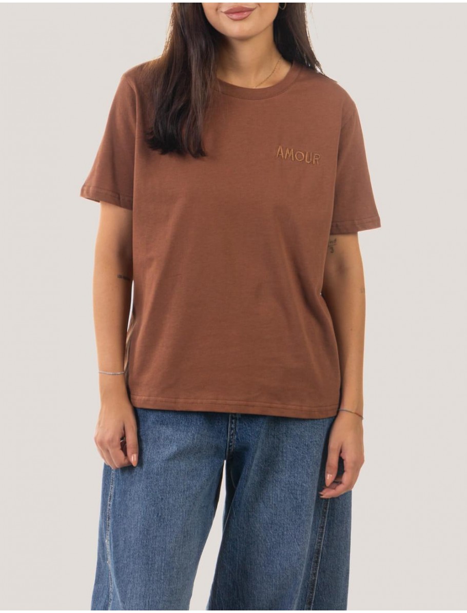 CAMISETA OBVIO JADWIGA MARRoN