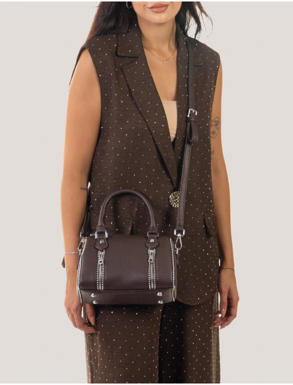 BOLSO OBVIO COMPLEMENTOS HARPER CUERO