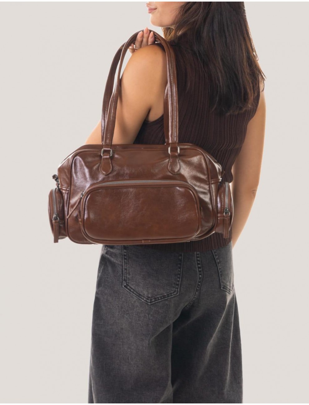 BOLSO OBVIO COMPLEMENTOS CAMILA MARRoN