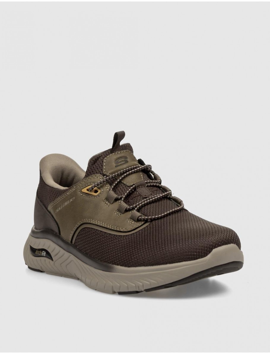 ZAPATILLA SKECHERS CROSSER CHOZEN MARRoN