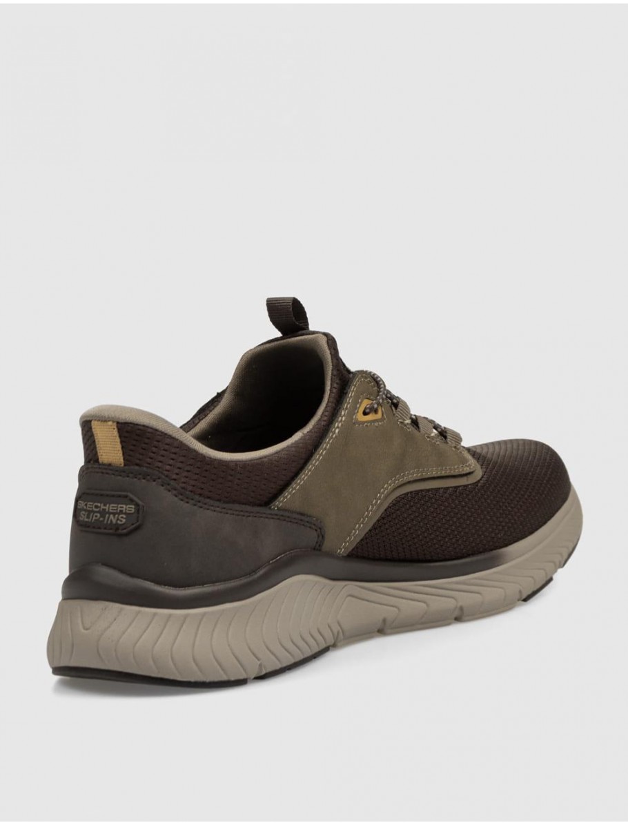 ZAPATILLA SKECHERS CROSSER CHOZEN MARRoN