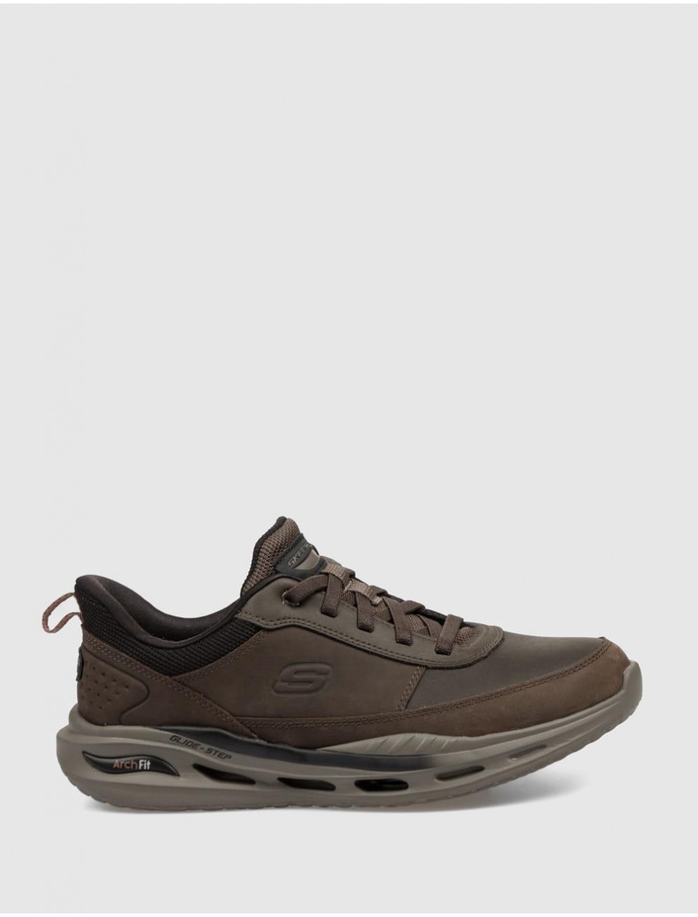 ZAPATILLA SKECHERS ARCH FIT ORVAN MOX MARRoN