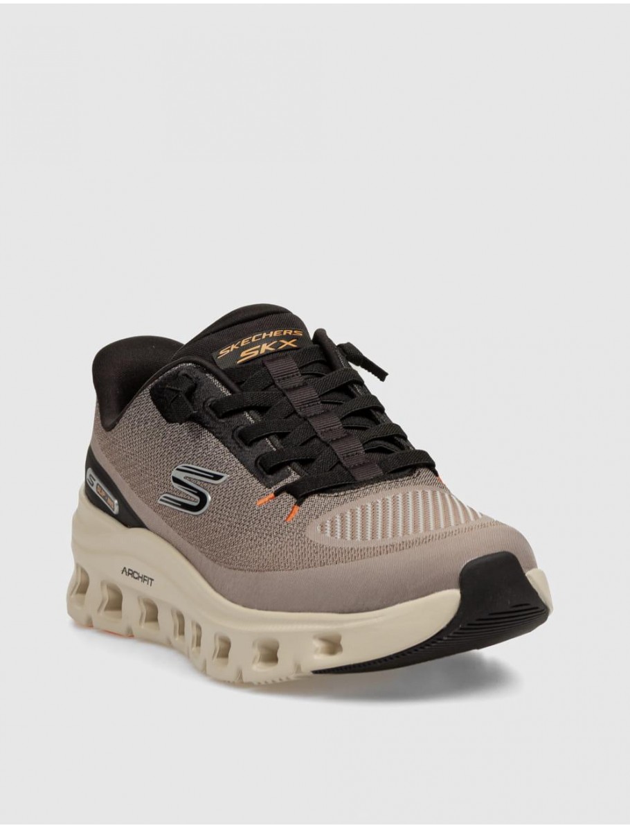 ZAPATILLA SKECHERS ARCH FIT GLIDE STEP PRO TAUPE