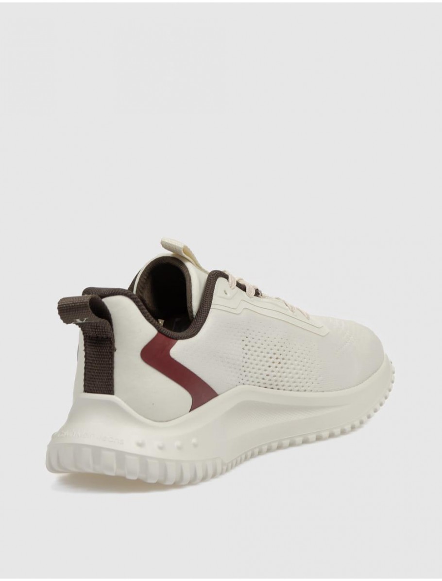 ZAPATILLA CALVIN KLEIN EVA RUNNER DRAWSTRING MIX BLANCO