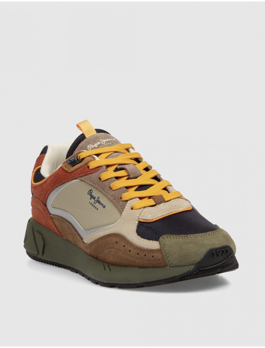 ZAPATILLA PEPE JEANS MARLON SPORTS MARRoN