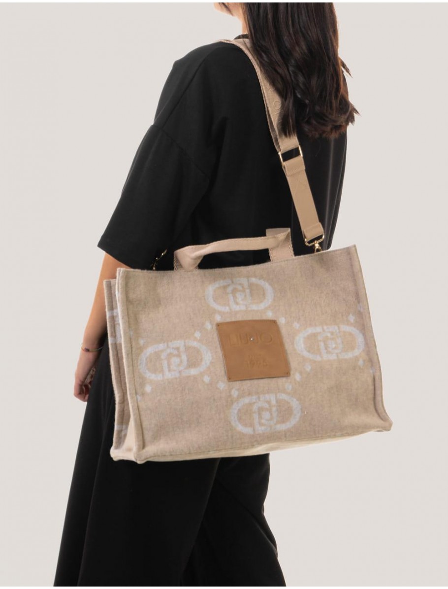 BOLSO LIUJO BOLSOS L TOTE BEIG