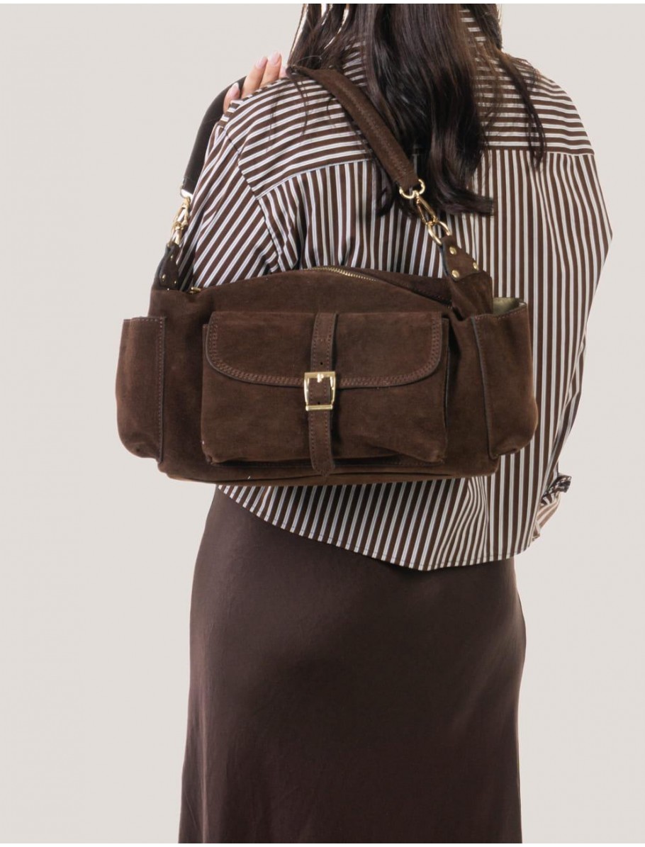 BOLSO OBVIO COMPLEMENTOS IVY MARRoN