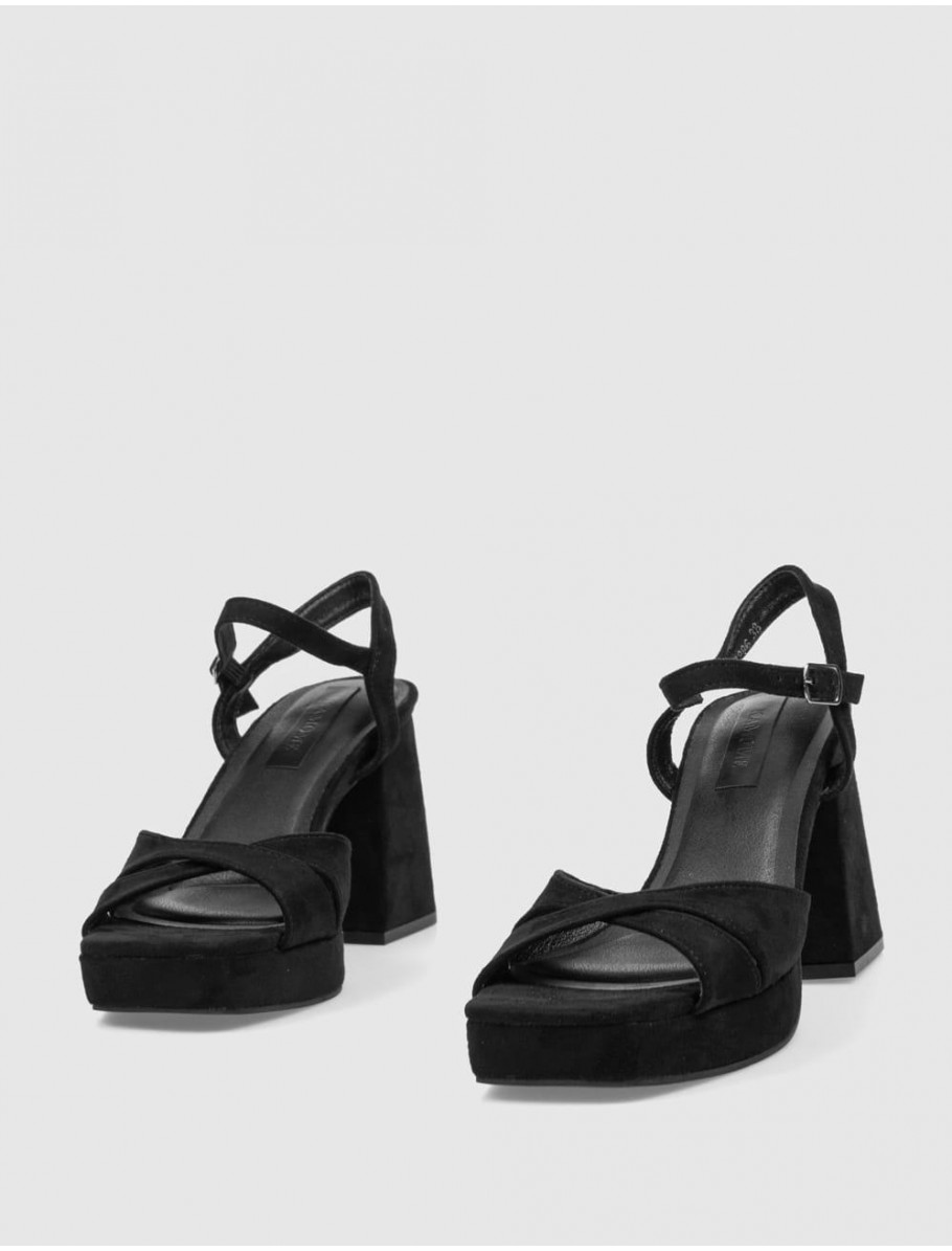 SANDALIA KAMOME TRENDS HAILEY NEGRO