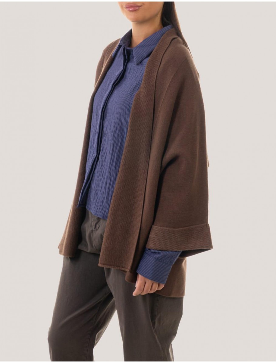 CHAQUETA OBVIO ZORA MARRoN