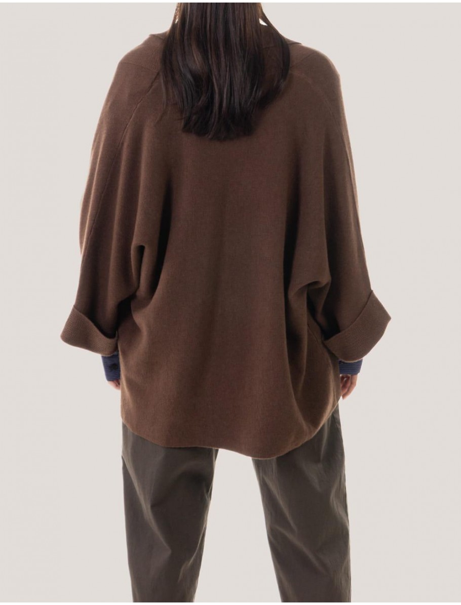 CHAQUETA OBVIO ZORA MARRoN
