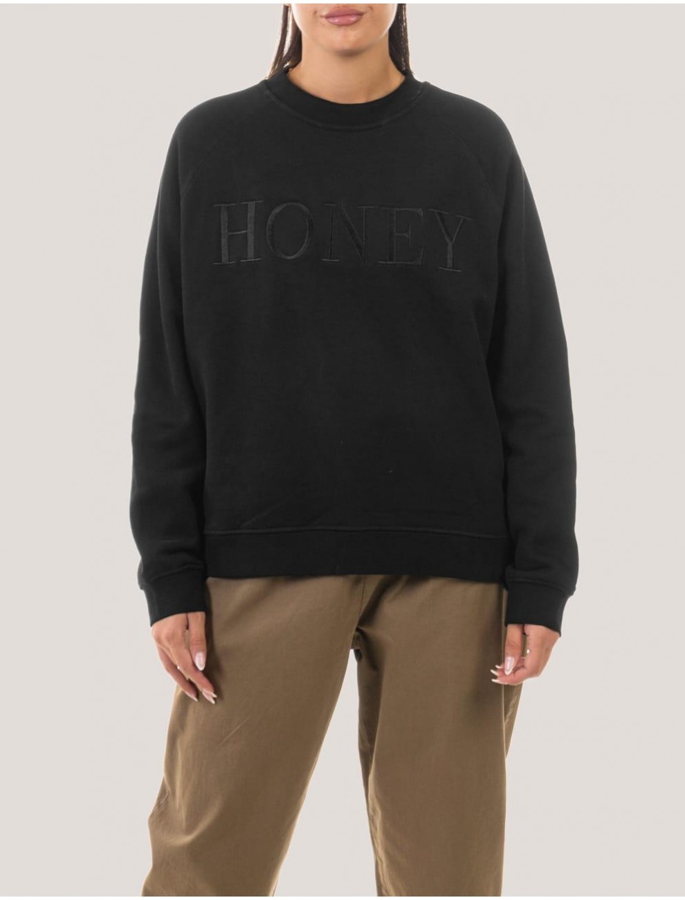 SUDADERA OBVIO IRENA NEGRO