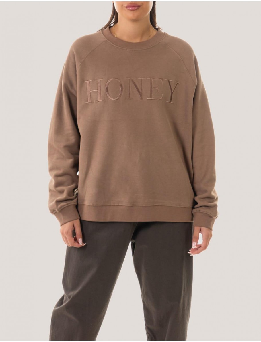 SUDADERA OBVIO IRENA MARRoN