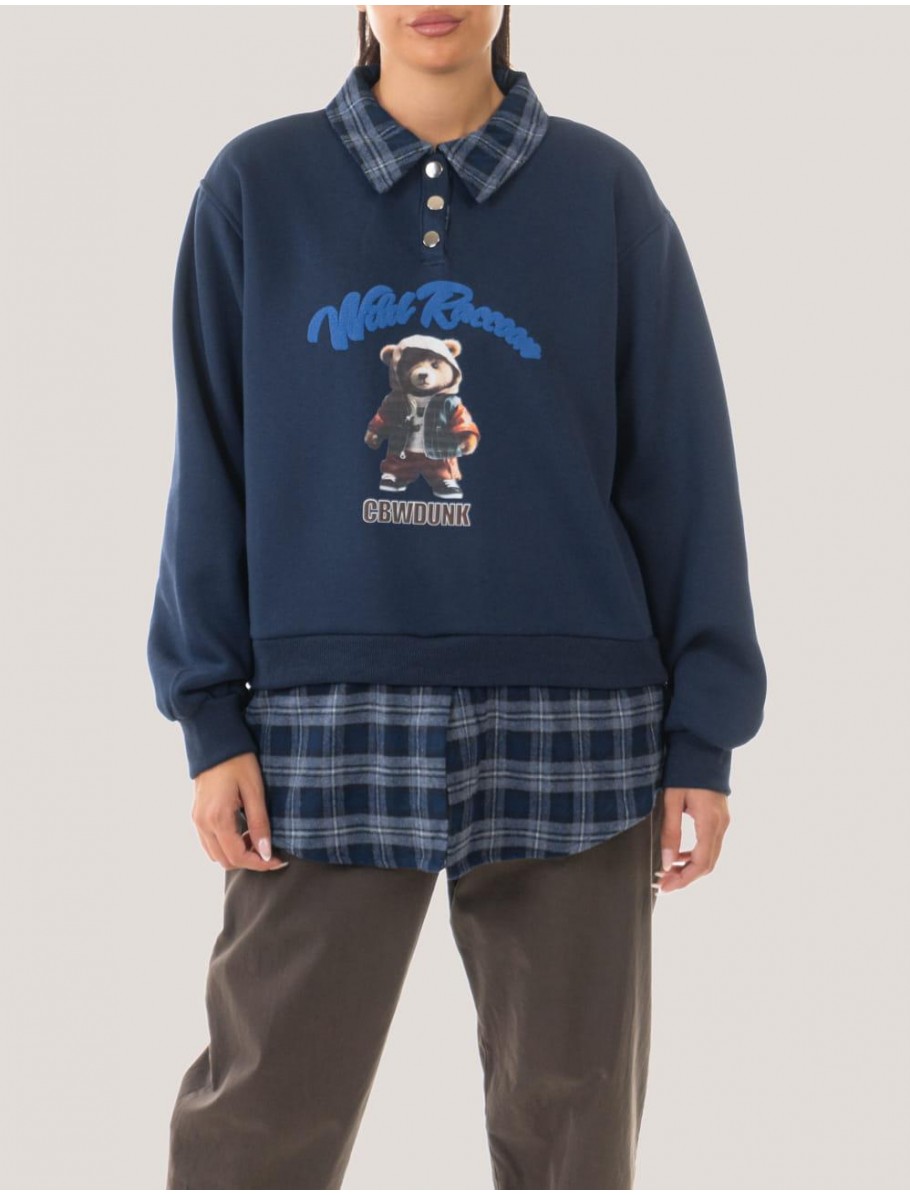 SUDADERA OBVIO DOBRYS MARINO