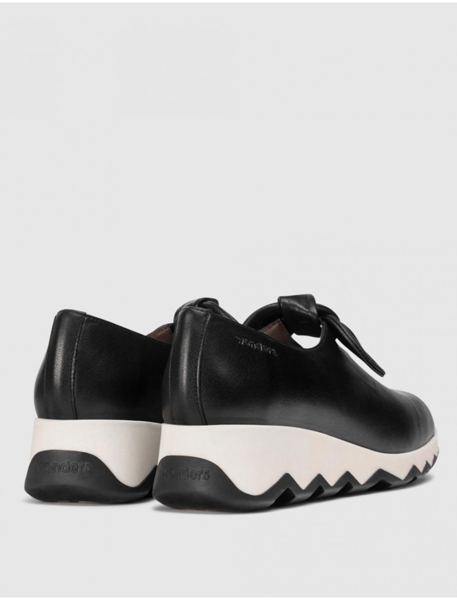 ZAPATO WONDERS C 7611 NEGRO