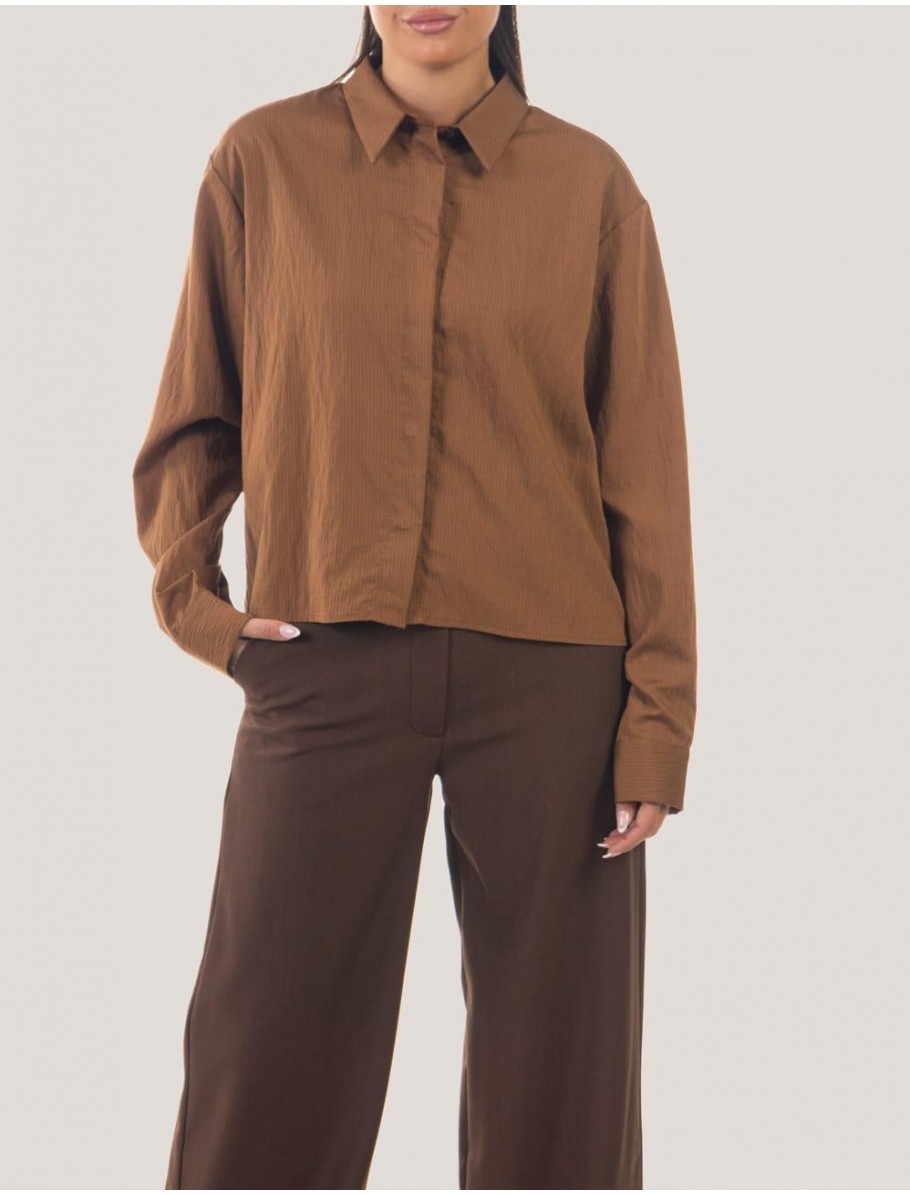 CAMISA OBVIO RIGA MARRoN