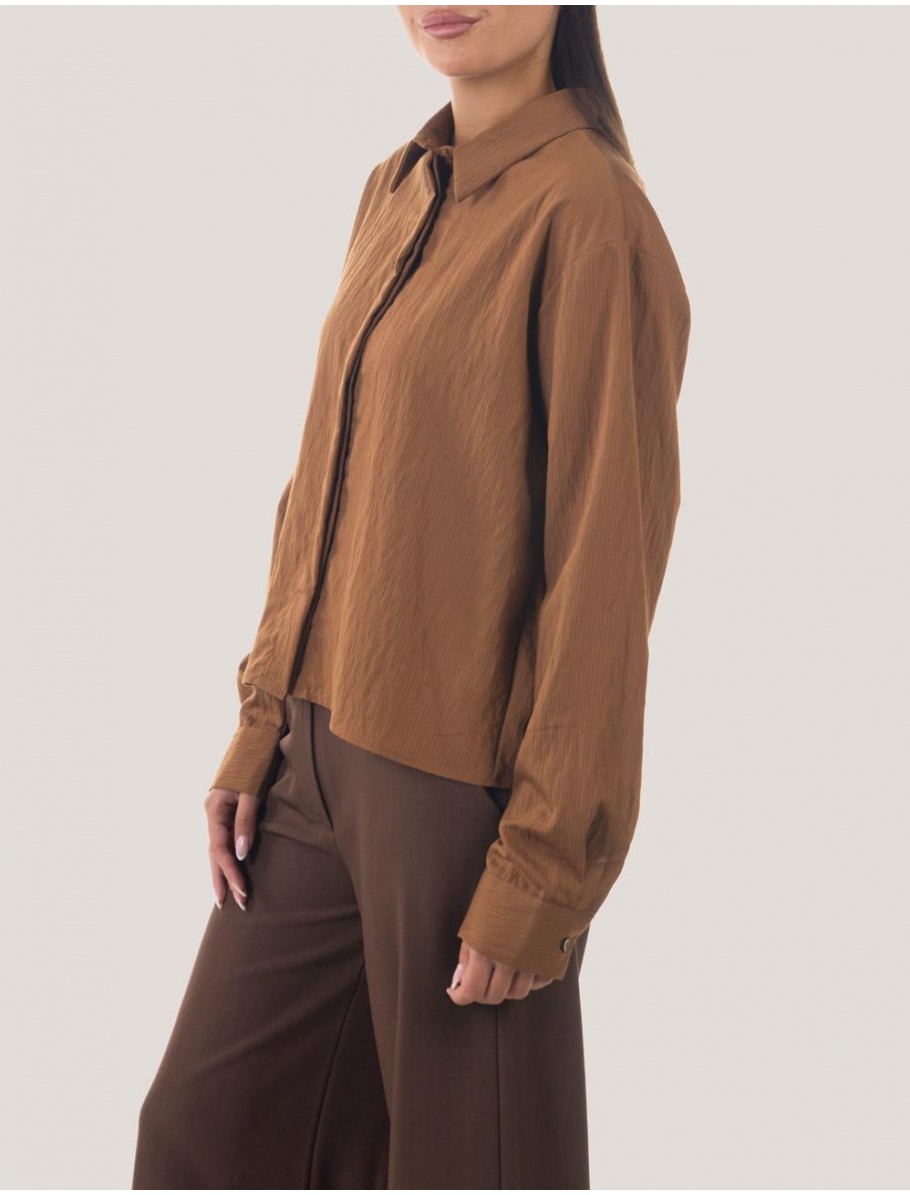 CAMISA OBVIO RIGA MARRoN