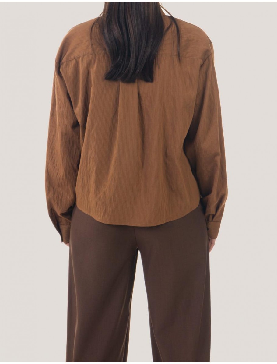 CAMISA OBVIO RIGA MARRoN