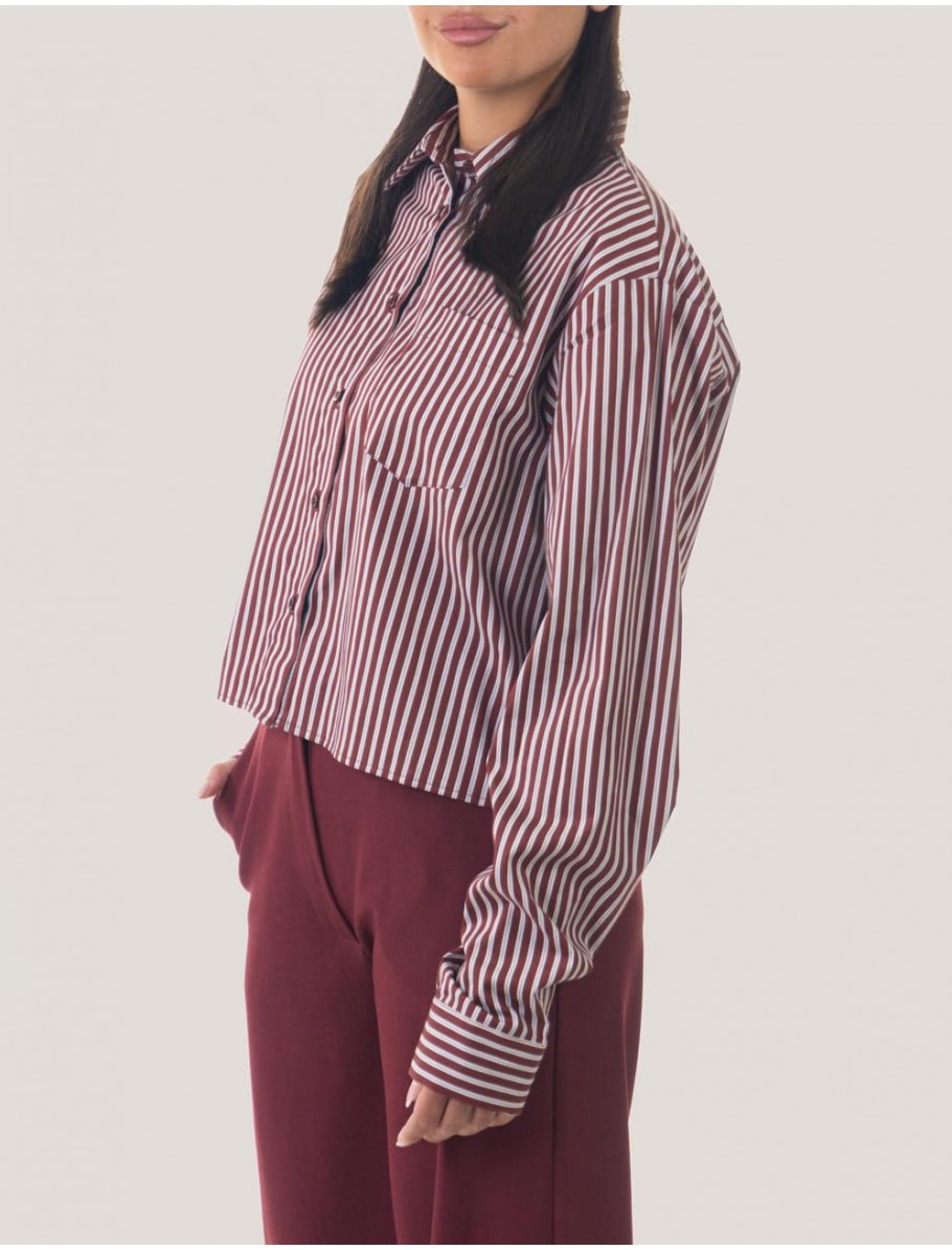 CAMISA OBVIO CLUE BURDEOS