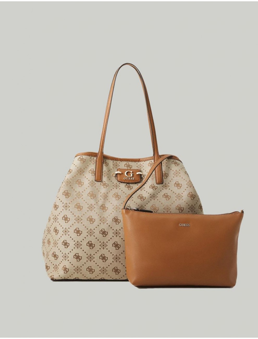 BOLSO GUESS NEDA LARGE MARRoN