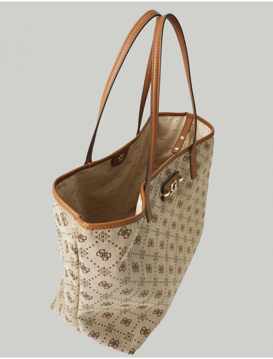 BOLSO GUESS NEDA LARGE MARRoN