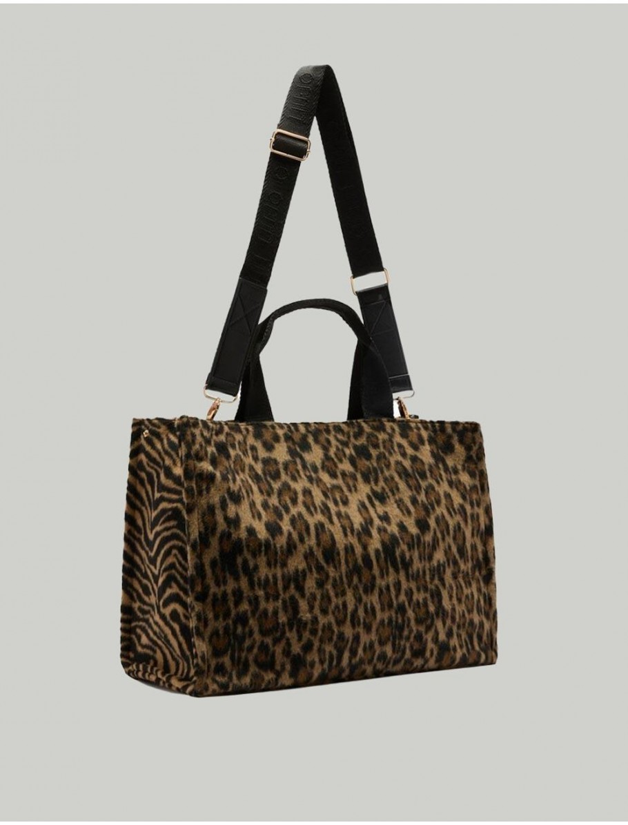 BOLSO LIUJO BOLSOS L TOTE LEOPARDO