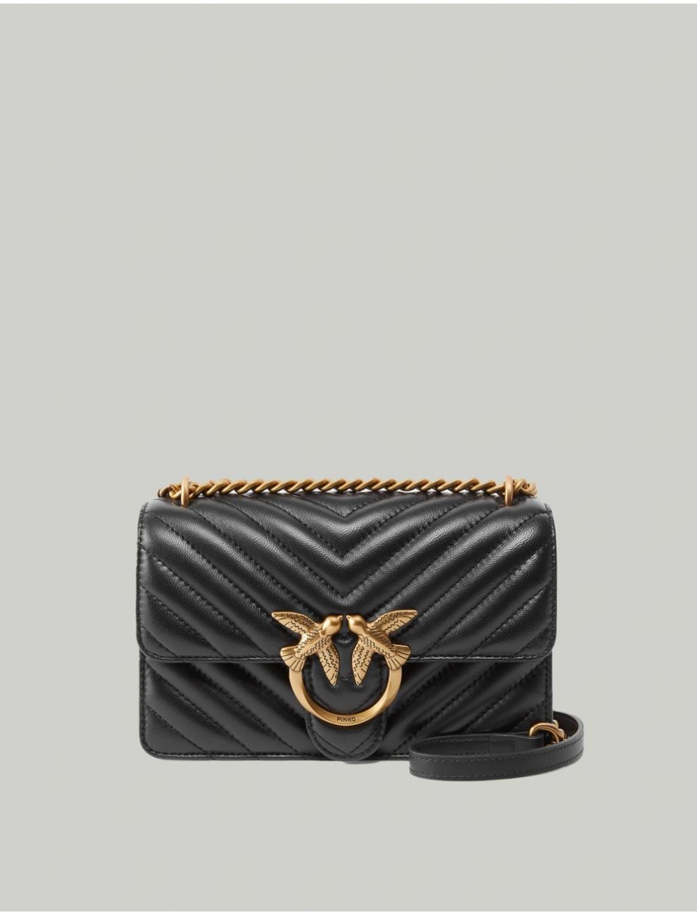 BOLSO PINKO LOVE ICON MINI NEGRO