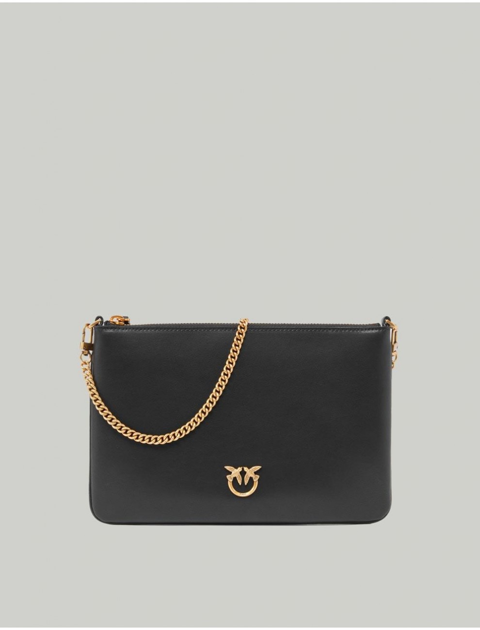 BOLSO PINKO FLAT CLASSIC NEGRO