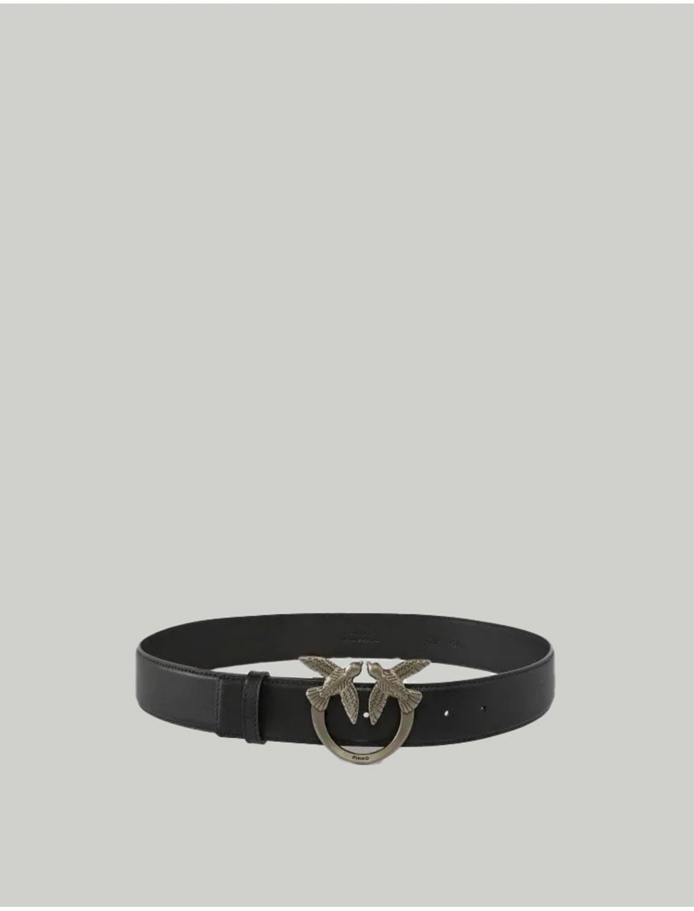 CINTURoN PINKO LOVE BERRY H4 BELT NEGRO