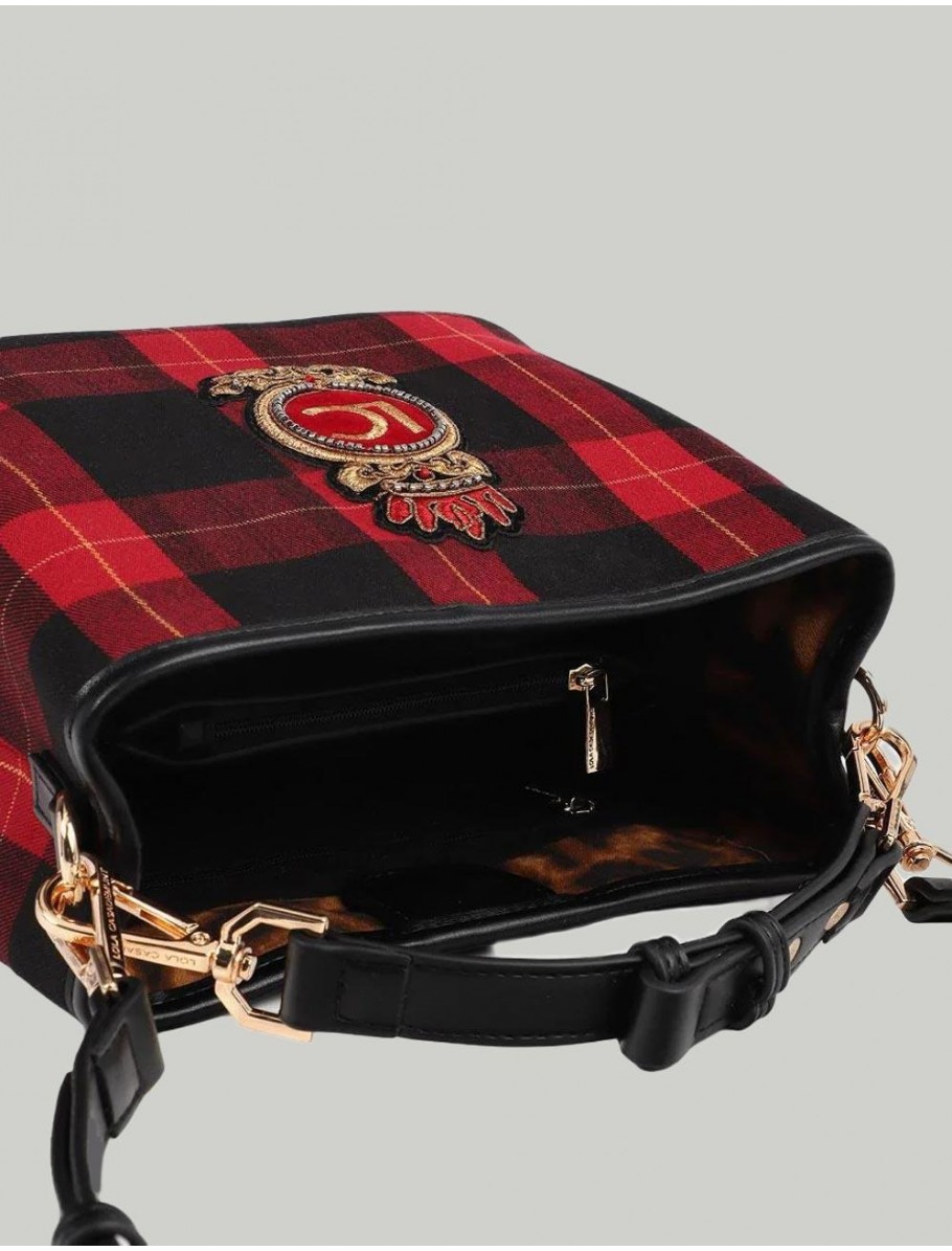 BOLSO LOLA CASADEMUNT LF2504081 ROJO