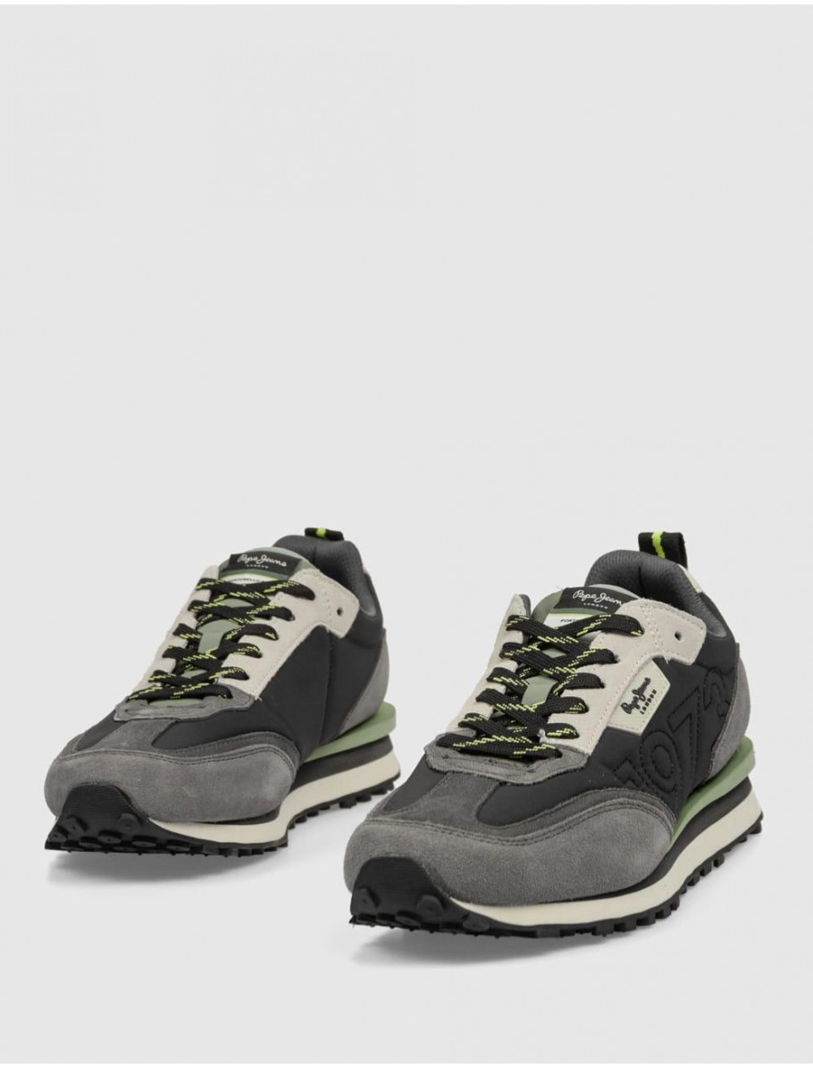 ZAPATILLA PEPE JEANS FOSTER CONNECTED GRIS