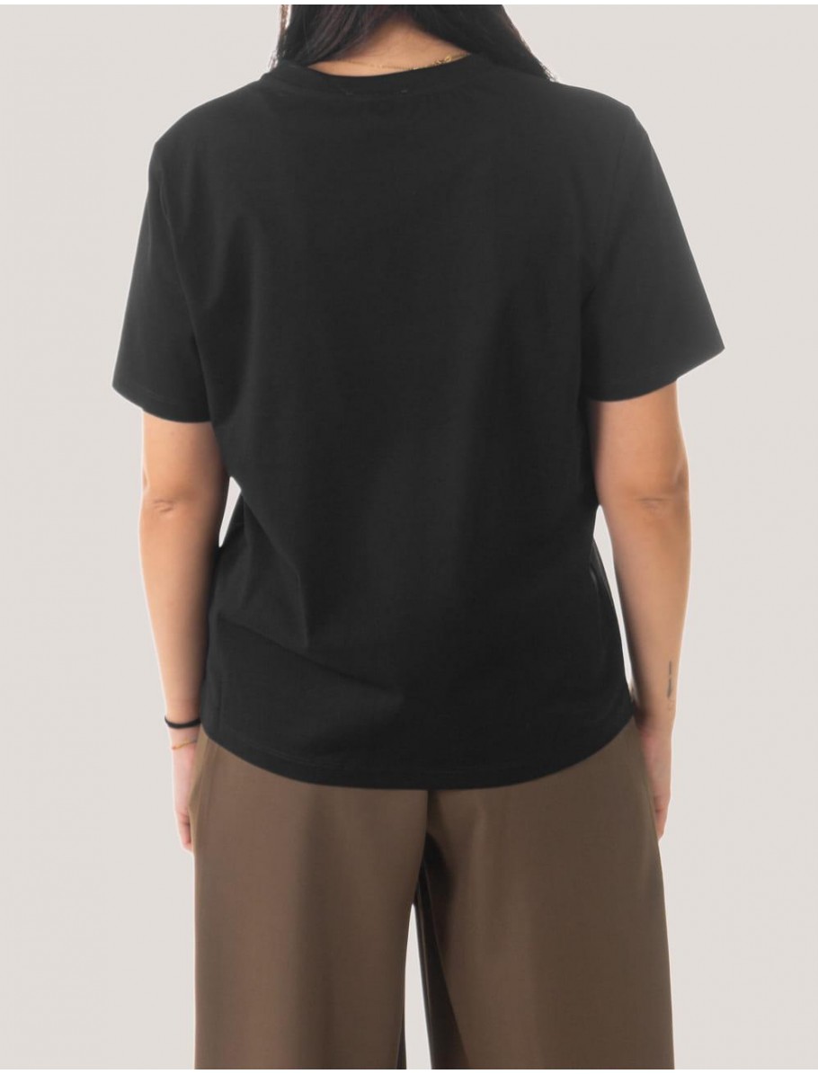 CAMISETA MY REAL IDENTITY GRIO NEGRO