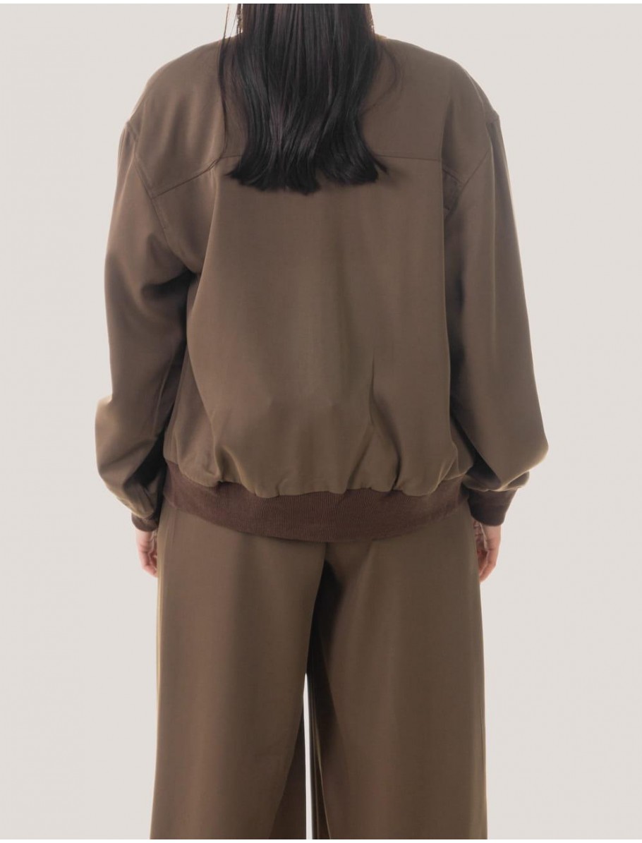 CHAQUETA MY REAL IDENTITY BLAINE MARRoN