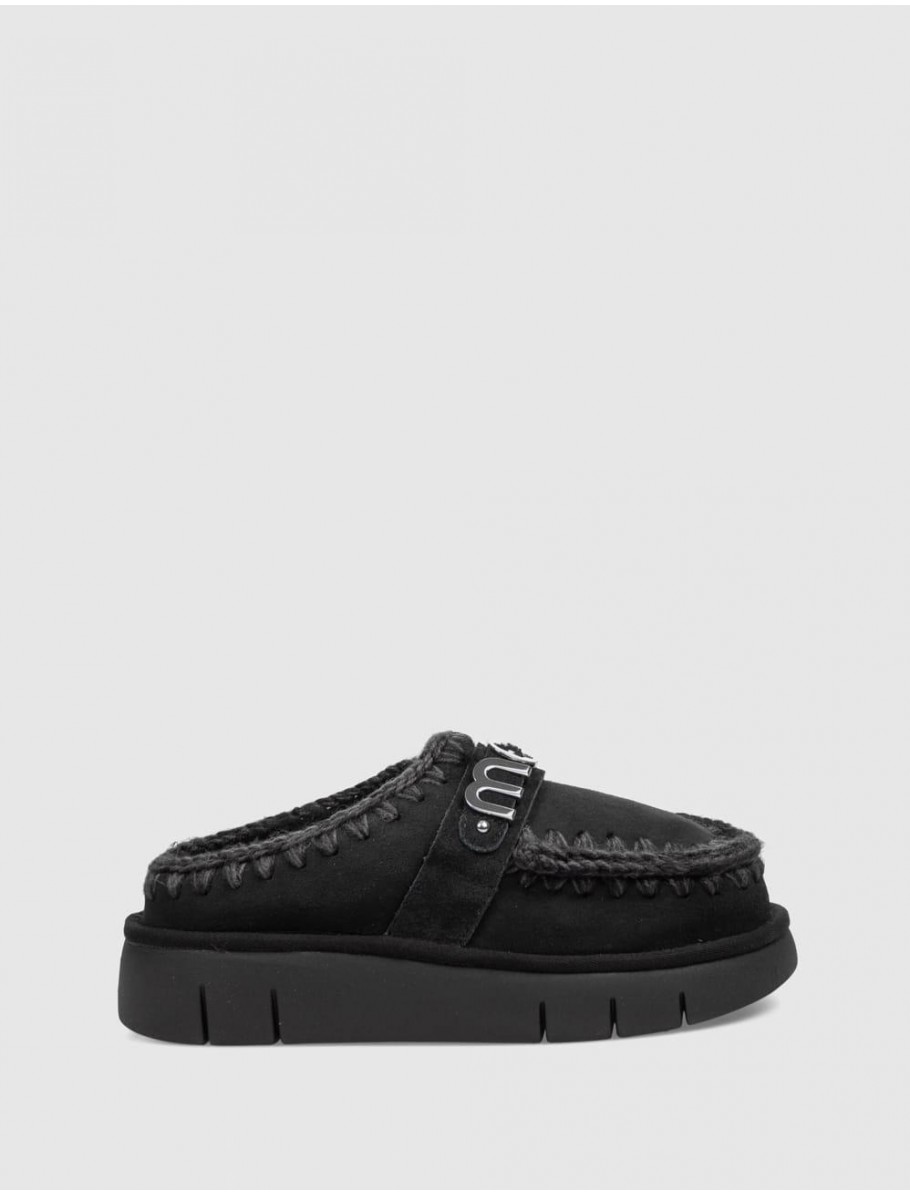 ZUECO MOU BOUNCE CLOG METAL LOGO NEGRO