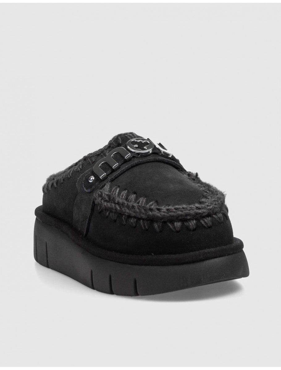 ZUECO MOU BOUNCE CLOG METAL LOGO NEGRO